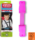 STRAP STOP Anti Escape Car Seat Strap — UK Made, Crash Tested, ECE R44-04 & R129 -PINK